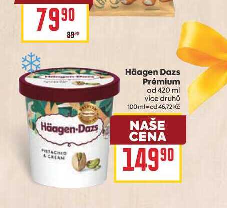 Häagen Dazs Prémium od 420 ml 