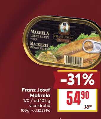 Franz Josef Makrela 170/ od 102 g