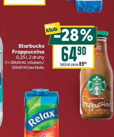 Starbucks Frappuccino 0,25l