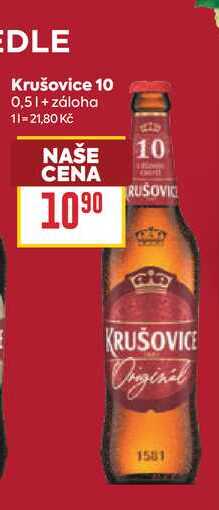 Krušovice 10 0,5l