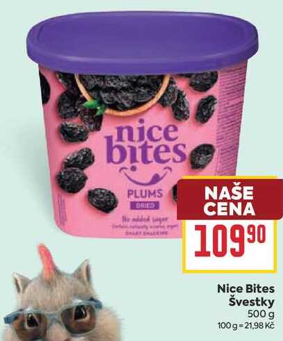 Nice Bites Švestky 500g