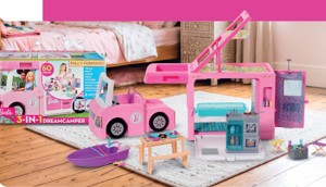 Barbie karavan snů 3v1