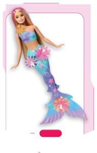 Barbie kouzelná květinová mořská panna