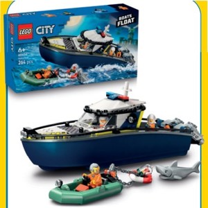 LEGO City 60456 Honička v policejní lodi