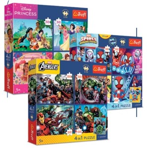Puzzle 4x88 dílků Premium Plus mix motivů