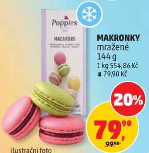 MAKRONKY mražené, 144g 