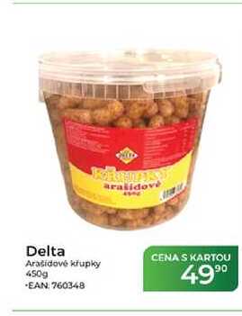 Delta Arašídové křupky 450g 