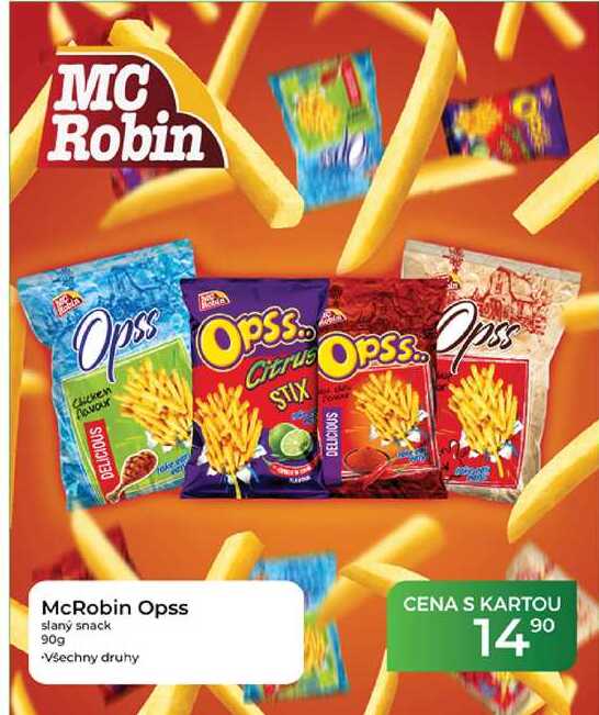 McRobin Opss slaný snack 90g