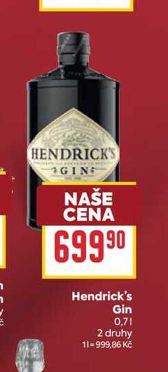 Hendrick's Gin 0,7l