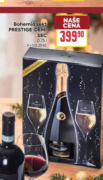 Bohemia sekt PRESTIGE DEMI SEC 0,75l