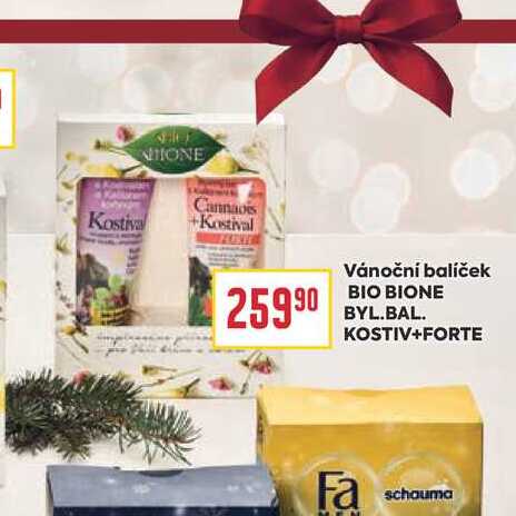 Vánoční balíček BIO BIONE BYL.BAL. KOSTIV+FORTE