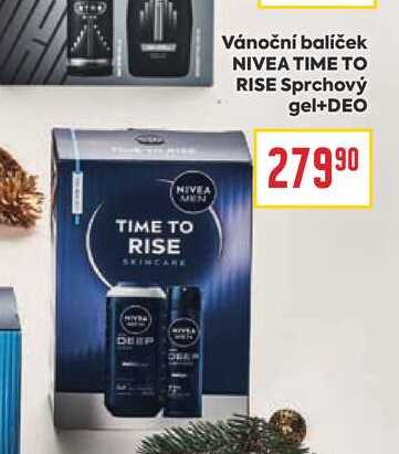 Vánoční balíček NIVEA TIME TO RISE Sprchový gel+DEO