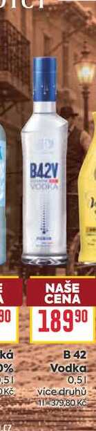 B 42 Vodka 0,5l