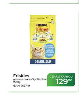 Friskies granule pro kočky Sterilcat 1500g