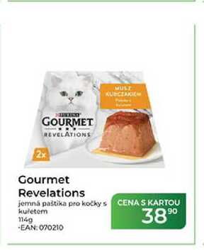 Gourmet Revelations jemná paštika pro kočky s kuřetem 114g
