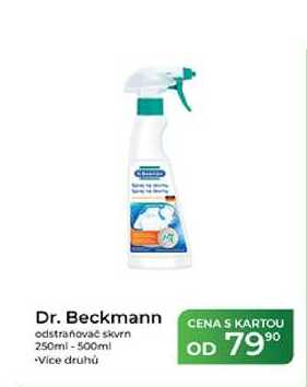 Dr. Beckmann odstraňovač skvrn 250ml - 500ml
