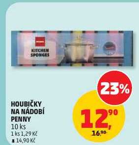 HOUBIČKY NA NÁDOBÍ PENNY, 10 ks