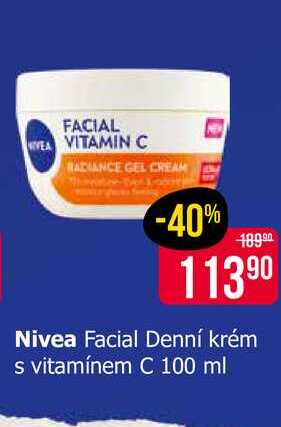 Nivea Facial Denní krém s vitamínem C 100 ml 