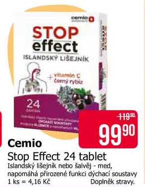 Cemio Stop Effect 24 tablet