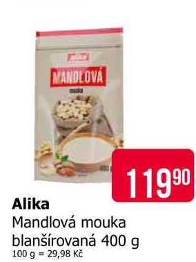 Alika Mandlová mouka blanšírovaná 400 g 