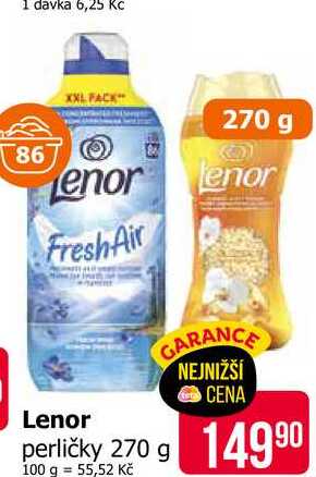 Lenor Unstoppables Vonné Perličky 270g, vybrané druhy