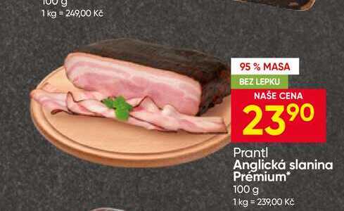 Anglická slanina Prémium 100 g
