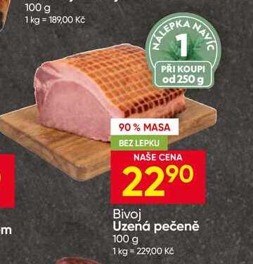 Bivoj Uzená pečeně 100 g 