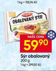 Pajero Sýr obalovaný 200 g 