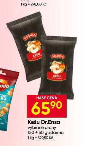 Dr.Ensa vybrané druhy 150 + 50 g 