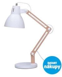 Stolní lampička Solight Falun, E27 (W057-W) bílá