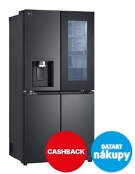 Americká lednice LG GMG860EPBE černá