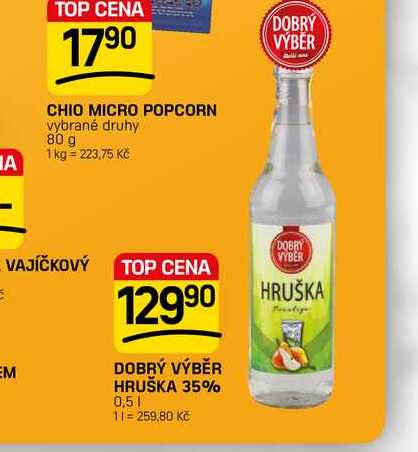 DOBRÝ VÝBĚR HRUŠKA 35% 0,51 