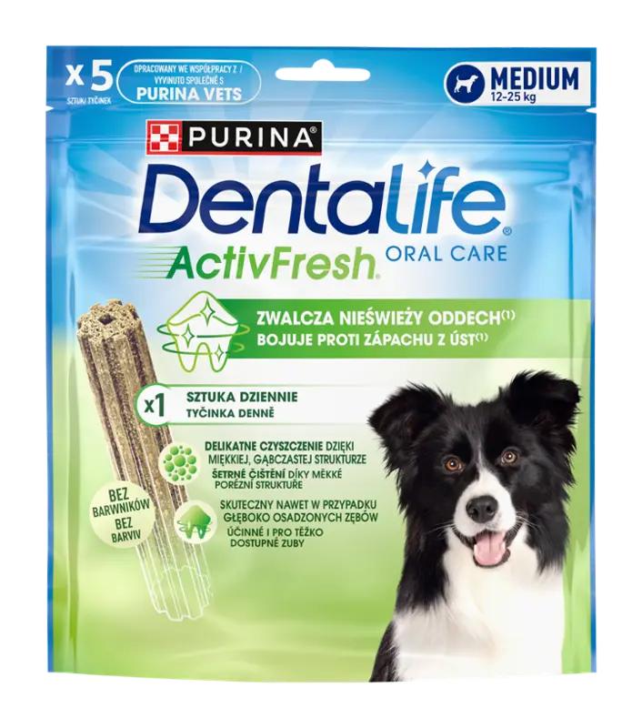 Purina DentaLife Dentalife ActivFresh žvýkací tyčinka Medium, 115 g