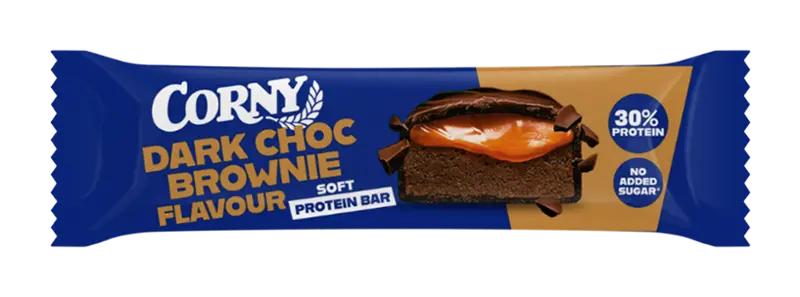 Corny Proteinová tyčinka s náplní s příchutí brownie v hořké čokoládě, 45 g