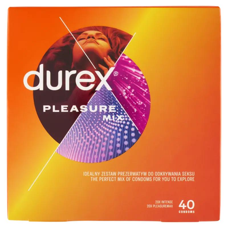 Durex Kondomy Pleasure Mix, 40 ks