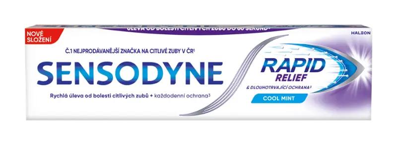 Sensodyne Zubní pasta s fluoridem Rapid, 75 ml