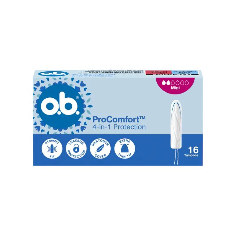 o.b. Tampony mini ProComfort, 16 ks