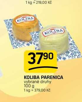 KOLIBA PARENICA vybrané druhy 100 g