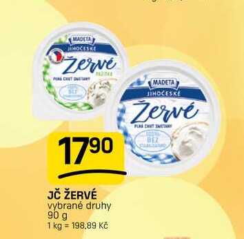 JČ ŽERVÉ vybrané druhy 90 g 