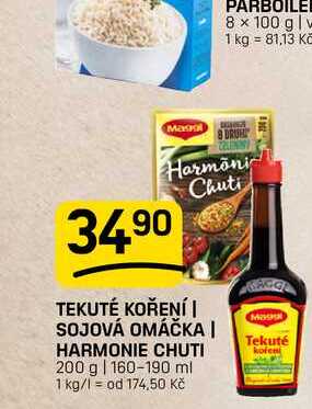 TEKUTÉ KOŘENÍ | SOJOVÁ OMÁČKA | HARMONIE CHUTI 200 g | 160-190 ml