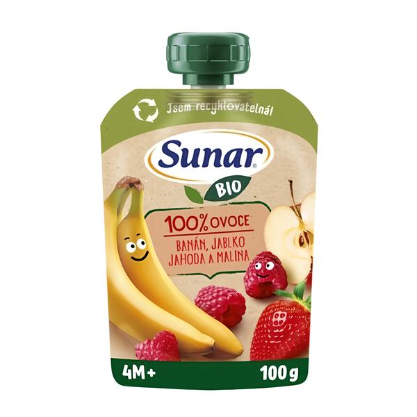 Sunar BIO Banán jablko jahoda malina