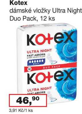 Kotex 12 ks