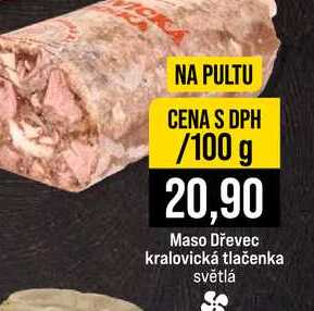Maso Dřevec kralovická tlačenka světlá 1kg