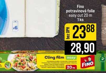 Fino potravinová folie easy cut 20 m 1ks