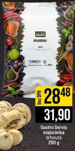 Gastro Servis majoránka drhnutá 250 g