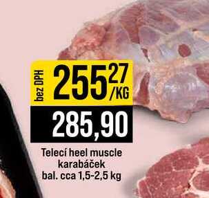 Telecí heel muscle karabáček bal. cca 1,5-2,5 kg 1kg