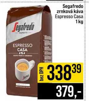 Segafredo zrnková káva Espresso Casa 1 kg