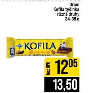 Orion Kofila tyčinka různé druhy 34-35 g