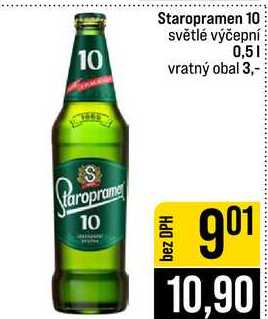 Staropramen 10 světlé výčepní 0,5l