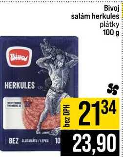 Bivoj salám herkules plátky 100 g